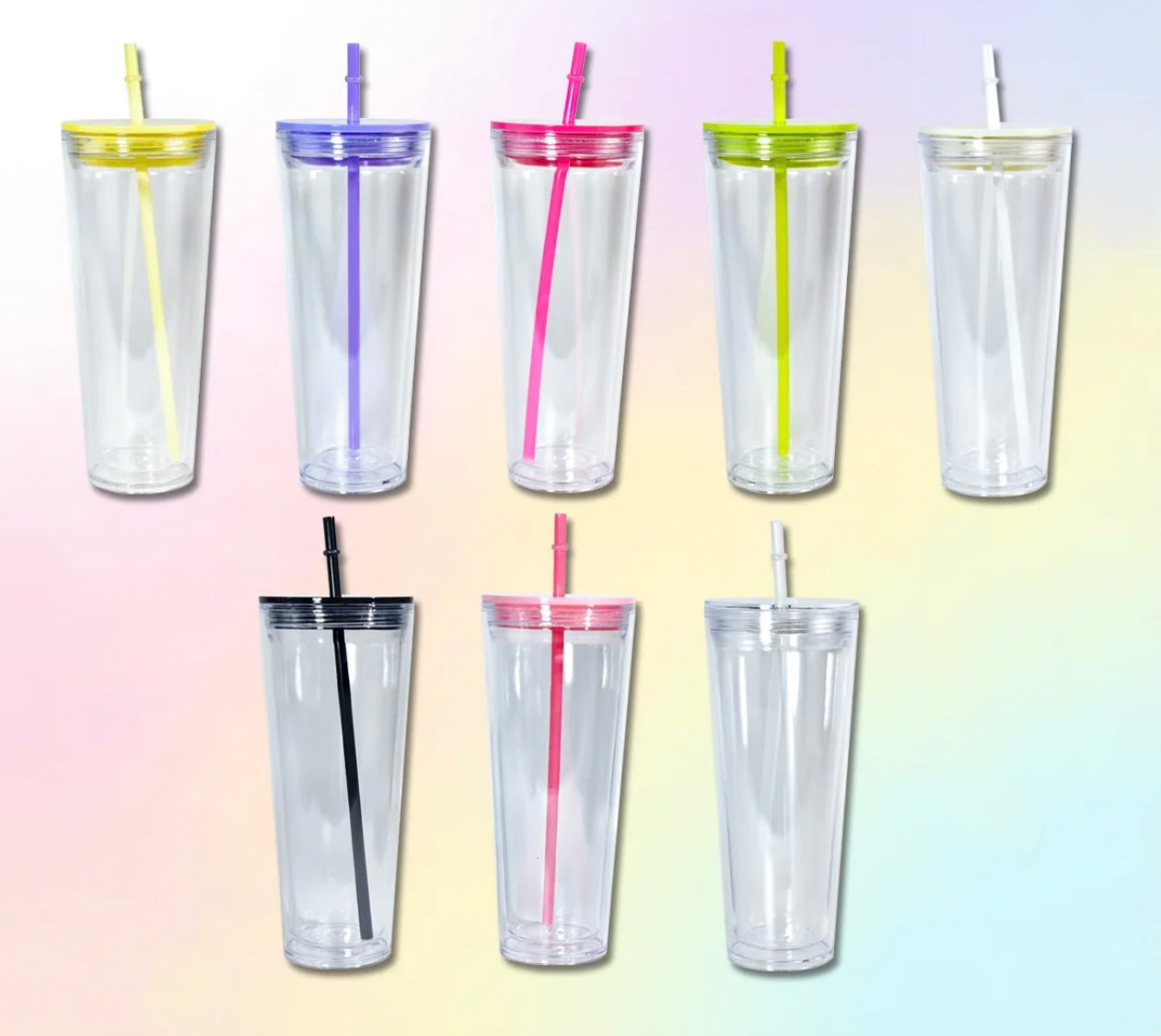 24oz snowglobe tumbler
