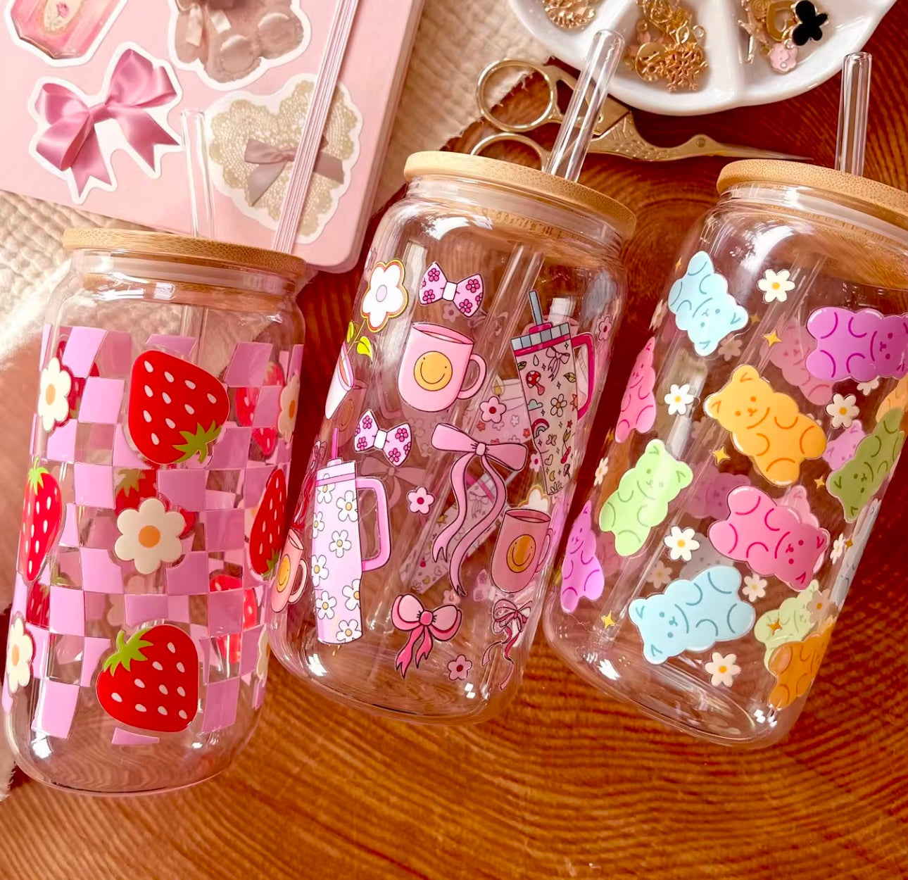 16oz glass cup